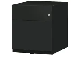 Mobiel Ladenblok Staalplaat 495x420x565mm 1hangmappenlade 1lade Zwart