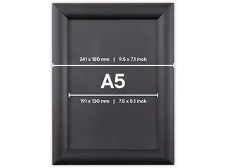 Kliklijst Europel Economy A5 25Mm Zwart - 9