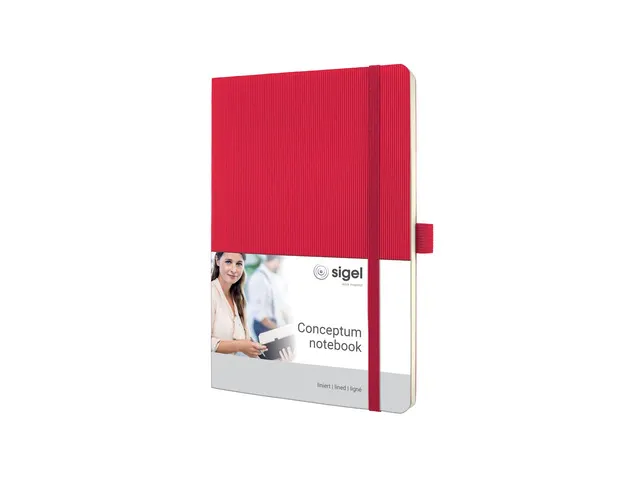 Carnet de note Sigel Conceptum Pure softcover A5 rouge linié