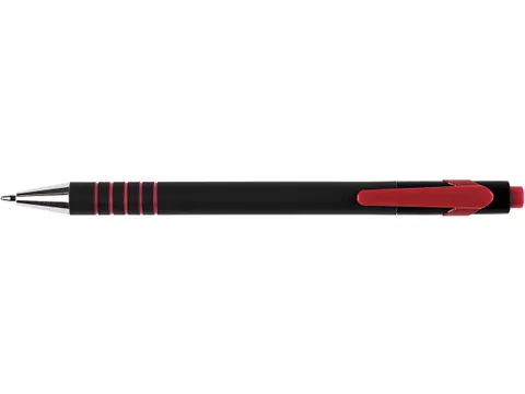 Balpen Lambda Intrekbaar Medium Rood