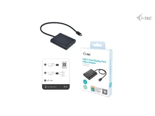 USB-C Dual 4K/60Hz (single 8K/30Hz) DP Video Adapter - 7