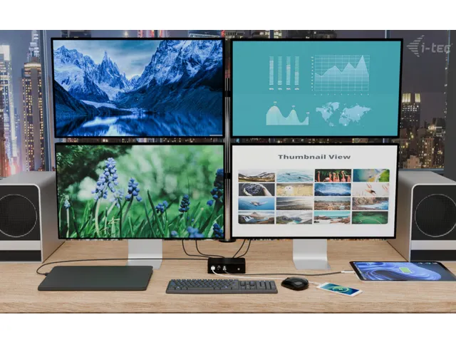 I-tec Thunderbolt5 Quattro Display Docking Station