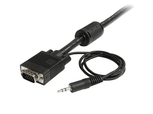 Coax Hoge Resolutie Vga Monitorkabel Met Audio Hd15 M/m 2 Meter