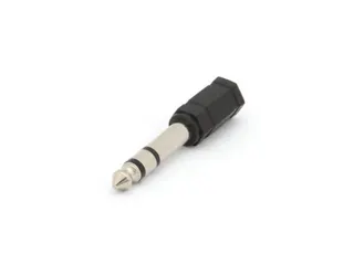 Vrouwelijke 3.5mm Stereo Jack Naar Mannelijke 6.35mm Stereo Jack - 1
