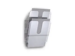 Wandfolderhouder Flexiplus 2 A4 Transparant - 1