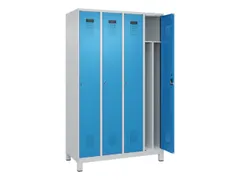 locker voor scheiding van kleding,HxBxD 1950x1200x500mm,4vak