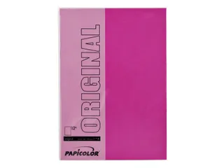 Kopieerpapier Papicolor A4 100gr 12 vel felroze - 2
