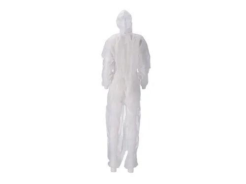 Overall CMT M non-woven ritssluiting PP wit 50 stuks