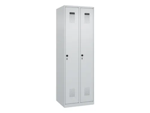 locker voor scheiding van kleding,HxBxD 1850x600x500mm,2vak