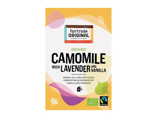 FAIR TRADE ORIGINAL Organic Thee, Camomile, Lavender With Vanilla