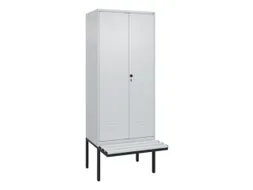 locker voor scheiding van kleding,HxBxD 2120x800x815mm,2vak