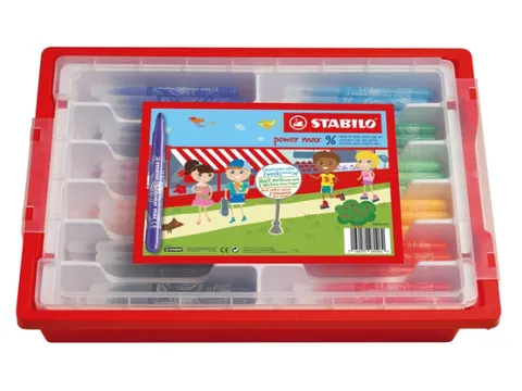 Viltstift STABILO power Max 980 XL assorti classpack à 96 stuks