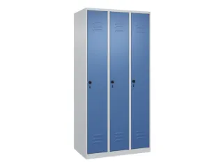locker voor scheiding van kleding,HxBxD 1850x900x500mm,3vak - 1