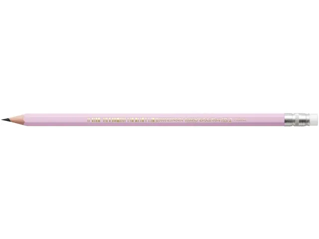 Potlood Bic Evolution HB met gom pastel assorti
