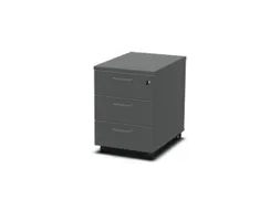 mobiel ladeblok,HxBxD 600x430x600mm,3lade(n),MS-donkergrijs