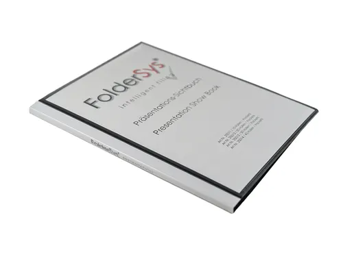 showalbum A4 zwart met 40 insteekhoezen en frontsheet