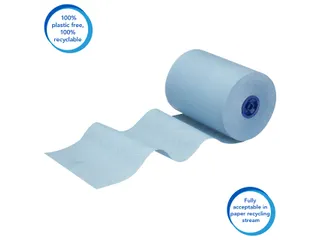 Handdoekrol Scott Essential Slimroll 1-laags 190m blauw 6696 - 5