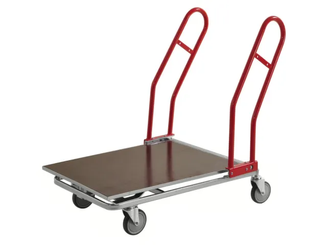 platformwagen,draagverm. 200kg,laadvl. LxB 850x600mm,MDFplaat,verzinkt