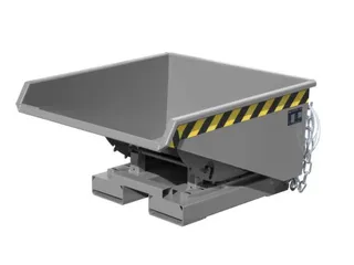 mini-kiepbak,HxLxB 540x960x925mm,0,225m³,draagverm. 750kg,RAL7005 - 1