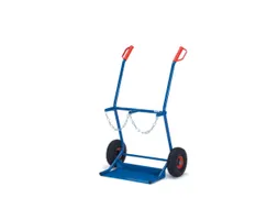 Flessenkar Draagverm. 100Kg 2X20L Fles Ø 204Mm Staal Luchtbanden