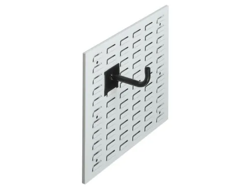 Gesleufde Plaat Staal Hxb 450x1500mm Liggend Ral 7035 Lichtgrijs