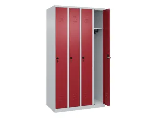 locker,HxBxD 1850x1000x500mm,4vak,vak B 250mm,draaigrendel - 2