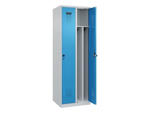 locker voor scheiding van kleding,HxBxD 1850x600x500mm,2vak