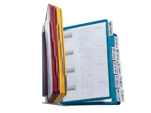 Wandelement Durable Vario Wall met 20-tassen A4 assorti