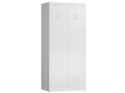 garderobekast 1800x800x500mm 2vak klink RAL9003