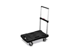 duwbeugelwagen,draagverm. 150kg,laadvl. LxB 653x415mm,kunststofplaat