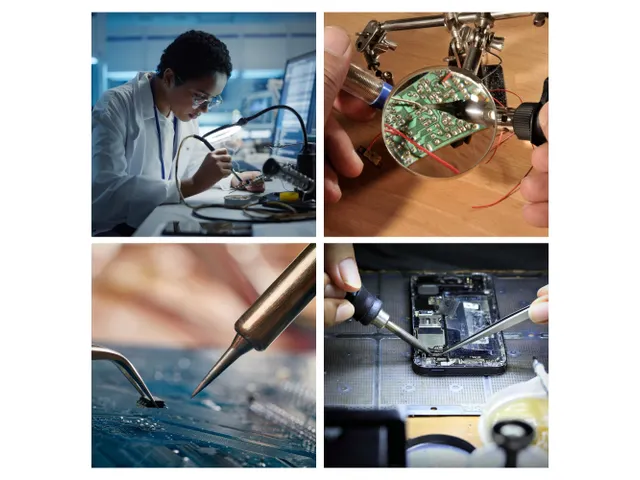 Soldeerstation Met Lcd & Keramisch Verwarmingselement 48W 150 - 450°C