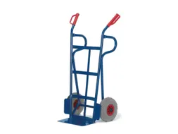 steekwagen 250kg steekplaat 400x180mm gewelfd staal TPE-banden