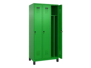locker voor scheiding van kleding,HxBxD 1950x900x500mm,3vak - 1