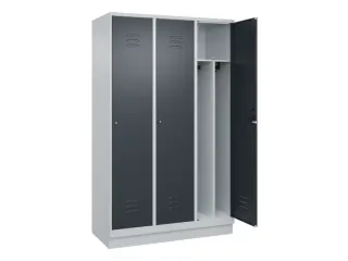 locker voor scheiding van kleding,HxBxD 1950x1200x500mm,3vak - 2