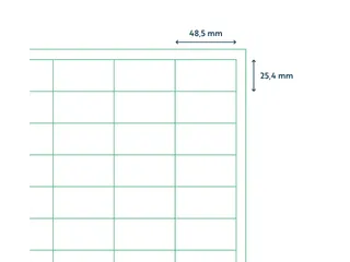 Etiket Rillstab 48.5x25.4mm Wit 4400 Stuks - 3