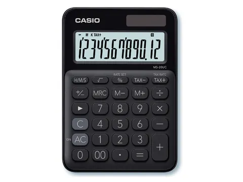 Rekenmachine Casio MS-20UC zwart