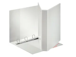 Presentatieringband Esselte A4 Maxi 4 rings D-mech 30mm wit - 1