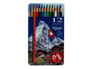 Kleurpotloden Caran d'Ache Prismalo 12 stuks assorti - 2