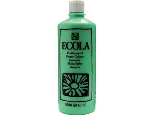 Plakkaatverf Ecola Flacon van 1000 ml Lichtgroen