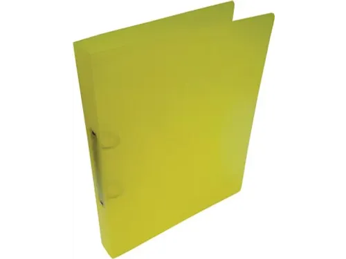 ringmap, voor ft A4, uit PP, 2 ringen van 25mm, transparant gee