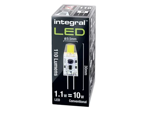 Ledlamp Integral GU4 12V 1.1W 4000K koel licht 110lumen