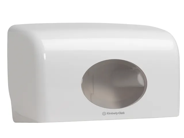 Toiletpapierdispenser Kimberly Clark Aquarius duo wit 6992