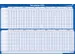 Projectplanner 2026 Legamaster 90x60cm horizontaal gelamineerd Engelst