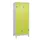 Z-garderobekast,HxBxD 1950x800x500mm,vak B 200/400mm,draaigrendel