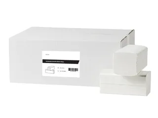 Papieren Handdoek interfold cellulose 3-laags Wit - 1