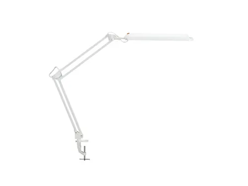 Bureaulamp LED MAULatlantic Wit met tafelklem