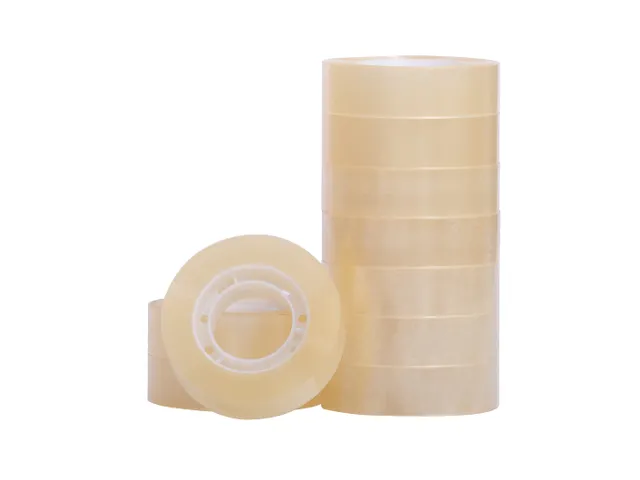 Q-connect plakband transparant PP 15mmx33m