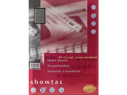 Showtas Multo A5 17-gaats Pp 0.14mm Glad