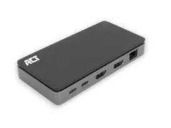 Dockingstation ACT USB-C 4K MST voor 2 HDMI monitoren