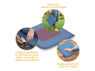 Medisana OL 650 Outdoor warmtekussen 40x40cm Blauw - 4
